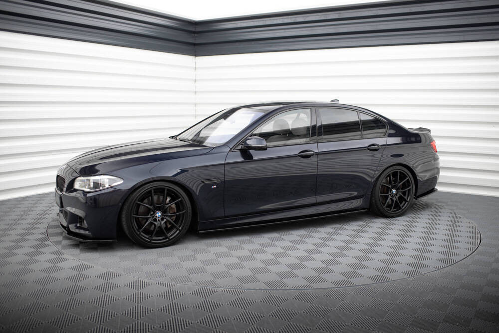 SOTTO MINIGONNE ADATTE PER BMW SERIE 5 F10 F11 MSPORT M5 NERO LUCIDO