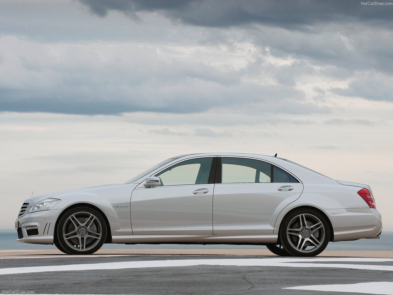 MINIGONNE ADATTE PER MERCEDES CLASSE S W221 2005-2013 LONG LOOK AMG S65