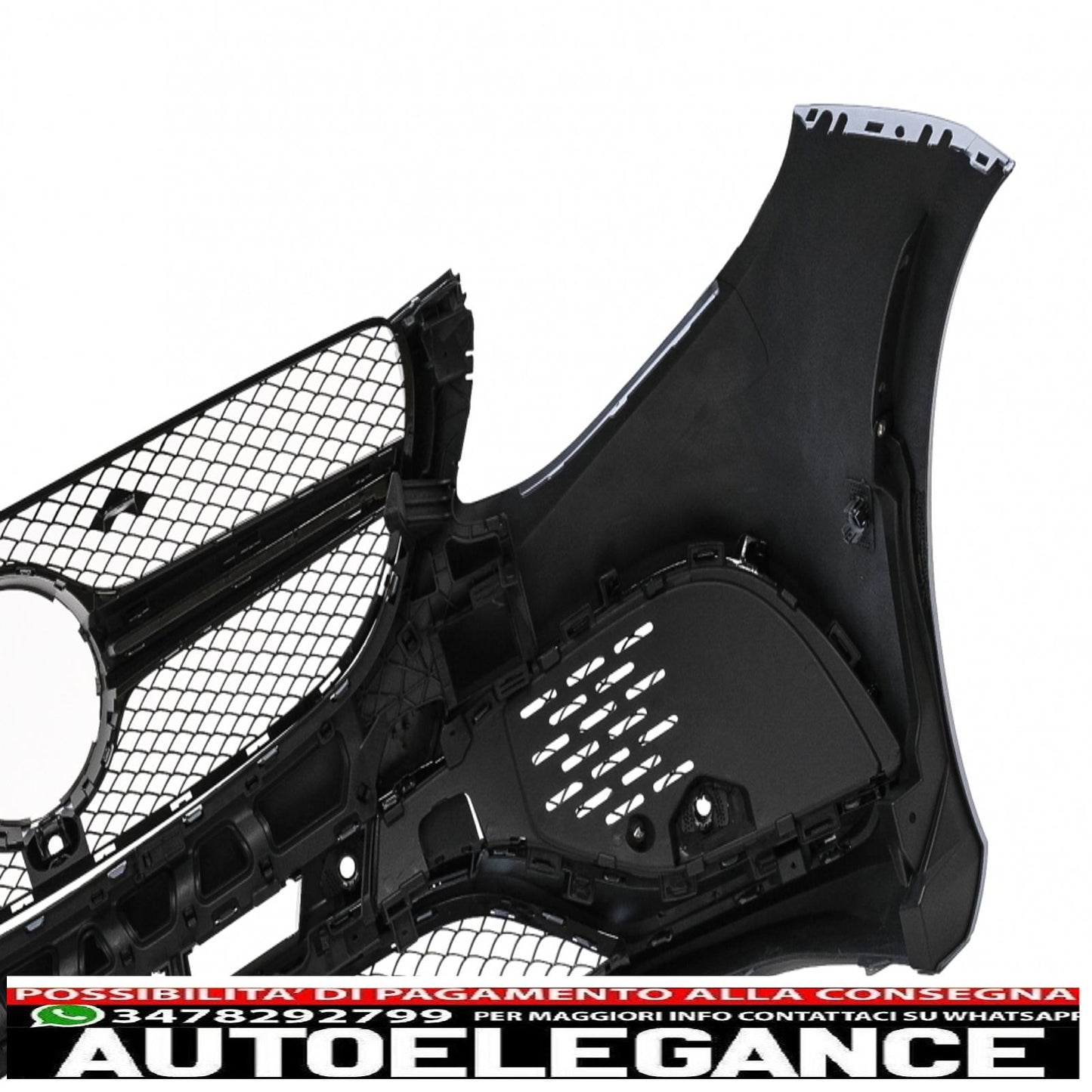 complete body kit suitable for mercedes gle w166 suv (2015-2018) black chrome