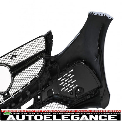 complete body kit suitable for mercedes gle w166 suv (2015-2018) black chrome