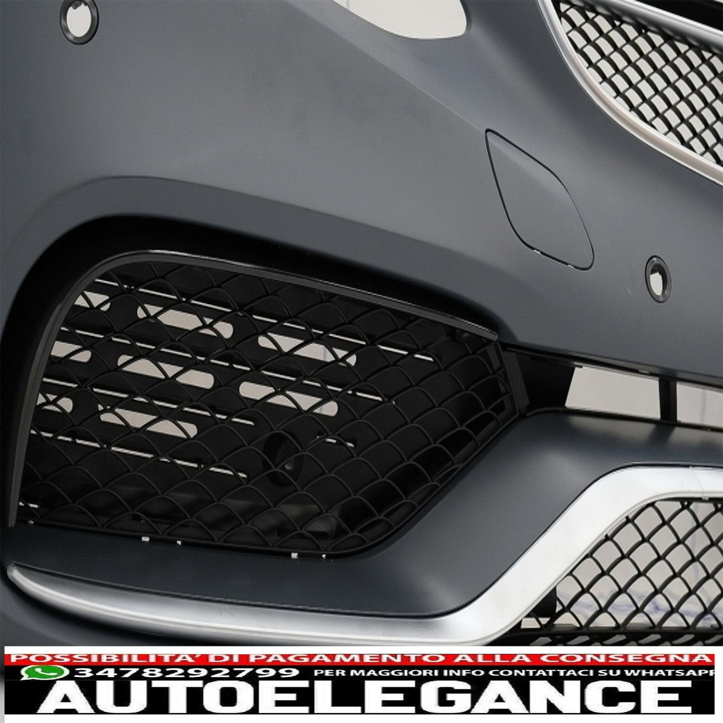 complete body kit with exhaust tips and led xenon headlights suitable for mercedes e class w212 (2013-2016) e63 design