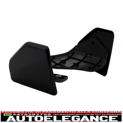 kit carrozzeria paraurti anteriore, diffusore d'aria e coperture degli specchietti adatti per BMW X5 F15 (2014-2018) pacchetto aerodinamico M Technik Sport Design nero pianoforte