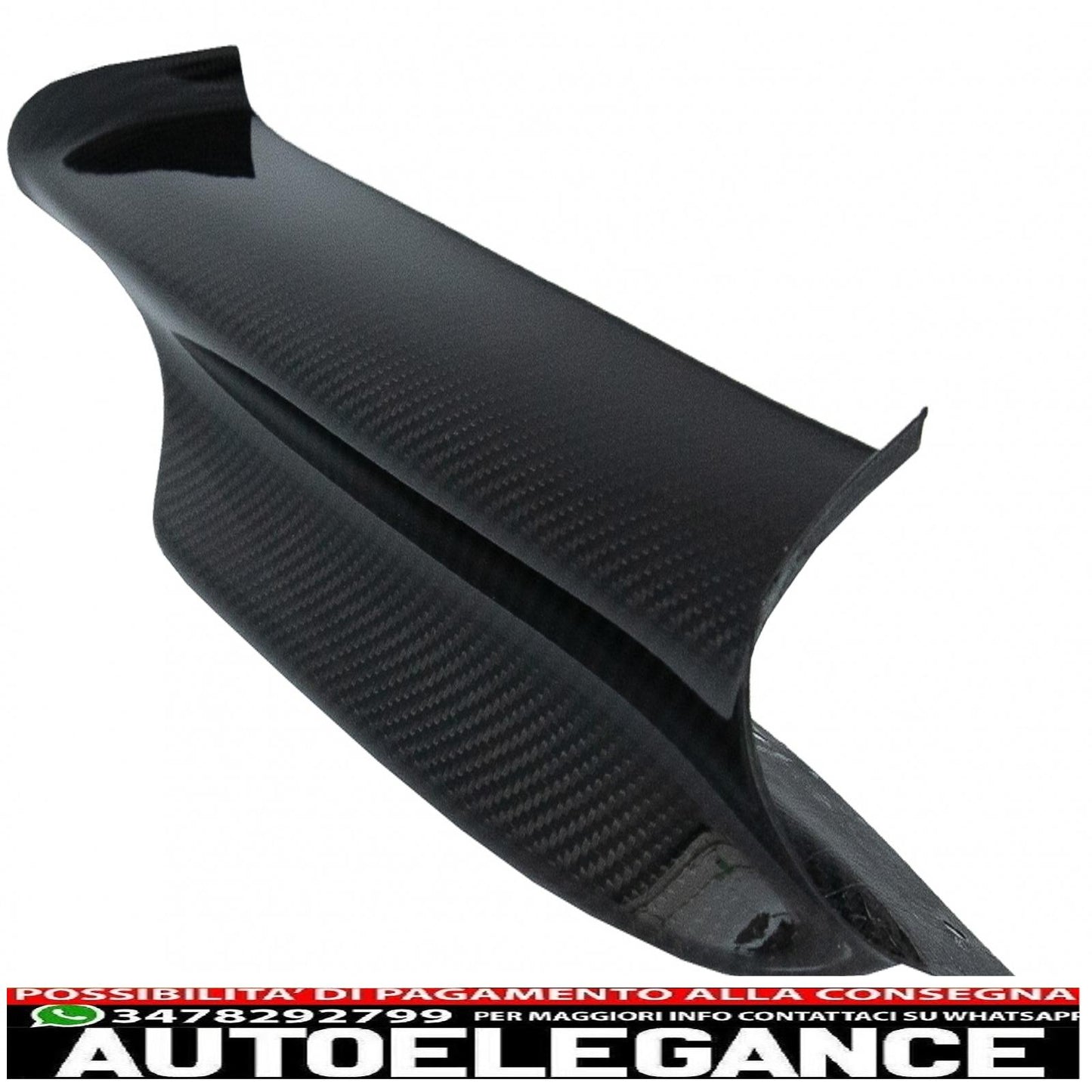 spoiler anteriore in carbonio adatto per bmw serie 3 e90 e91 berlina touring (2005-2008) solo paraurti m-tech