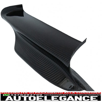 spoiler anteriore in carbonio adatto per bmw serie 3 e90 e91 berlina touring (2005-2008) solo paraurti m-tech