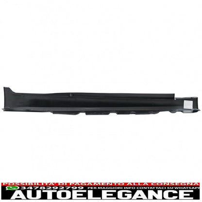 paraurti anteriore con minigonne laterali adatto per bmw f10 f11 serie 5 (2011-2014) design m-technik senza fendinebbia