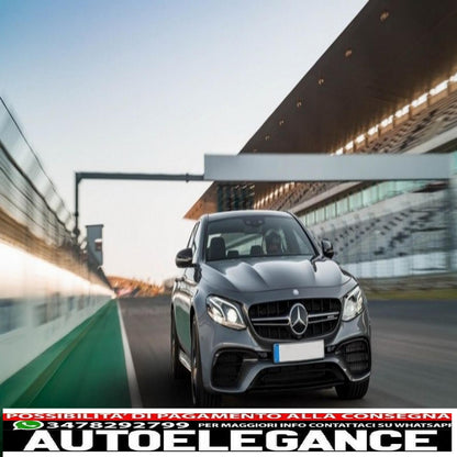 Paraurti anteriore adatto a mercedes classe e w213 s213 c238 a238 (2016-2019) e63 design black edition