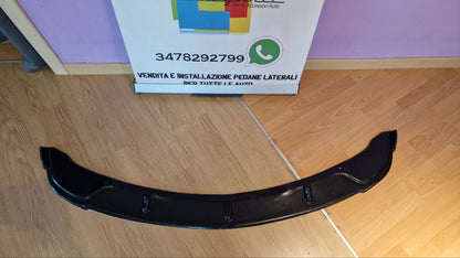 SPLITTER ANTERIORE ADATTO PER BMW SERIE 3 E90 E91 M-SPORT 2008-2011 NERO LUCIDO