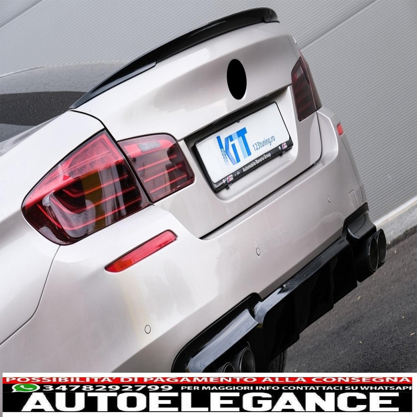 Double outlet air diffuser suitable for bmw 5 series f10 f11 (2011-2017) m design 