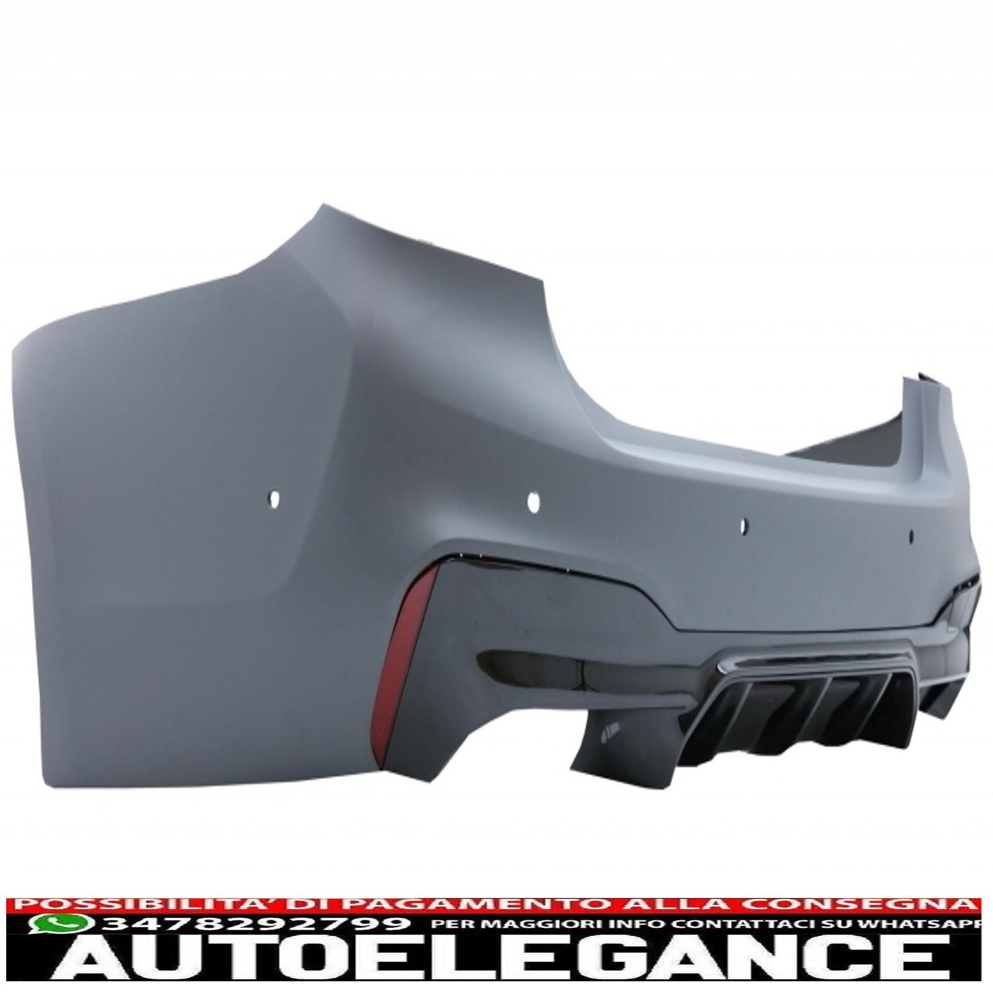 kit carrozzeria completo adatto per limousine BMW Serie 5 G30 (dal 2017 in poi) con parafanghi anteriori design M5 cromati