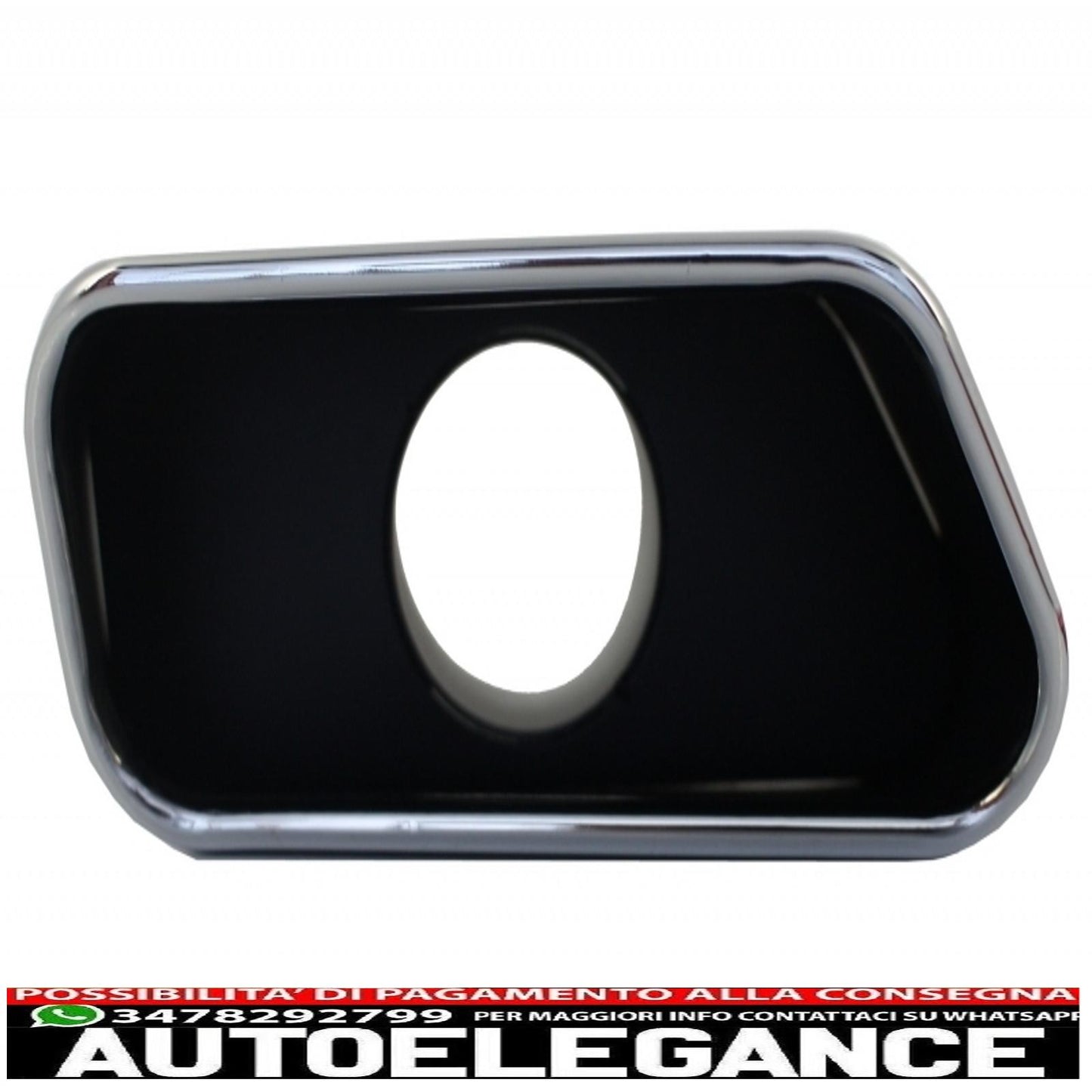 diffusore d'aria a doppia uscita adatto per bmw serie 5 f10 f11 (2011-2017) con terminali di scarico m-performance design nero pianoforte