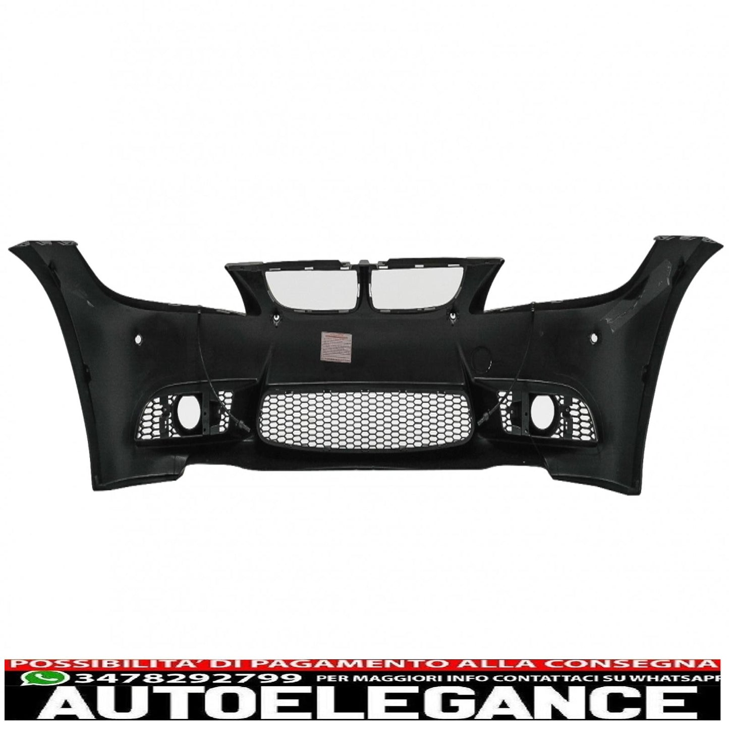 paraurti anteriore adatto per bmw serie 3 e90 berlina e91 touring (2004-2008) non lci m3 design sra pdc