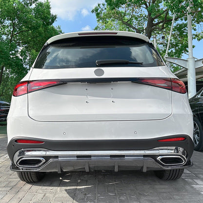 DIFFUSORE POSTERIORE ADATTO PER MERCEDES-BENZ GLC X254 LOOK CARBONIO
