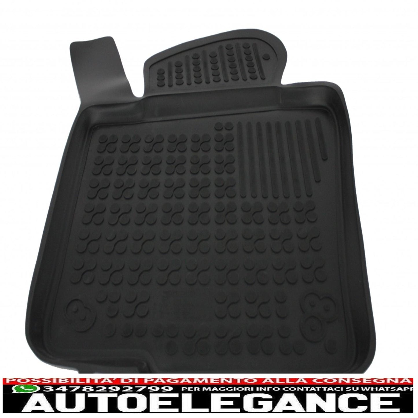 Black rubber mat suitable for vw jetta 2010+, passat b6 b7 cc 2005-2012, tiguan 2007-2015