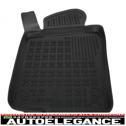 Black rubber mat suitable for vw jetta 2010+, passat b6 b7 cc 2005-2012, tiguan 2007-2015