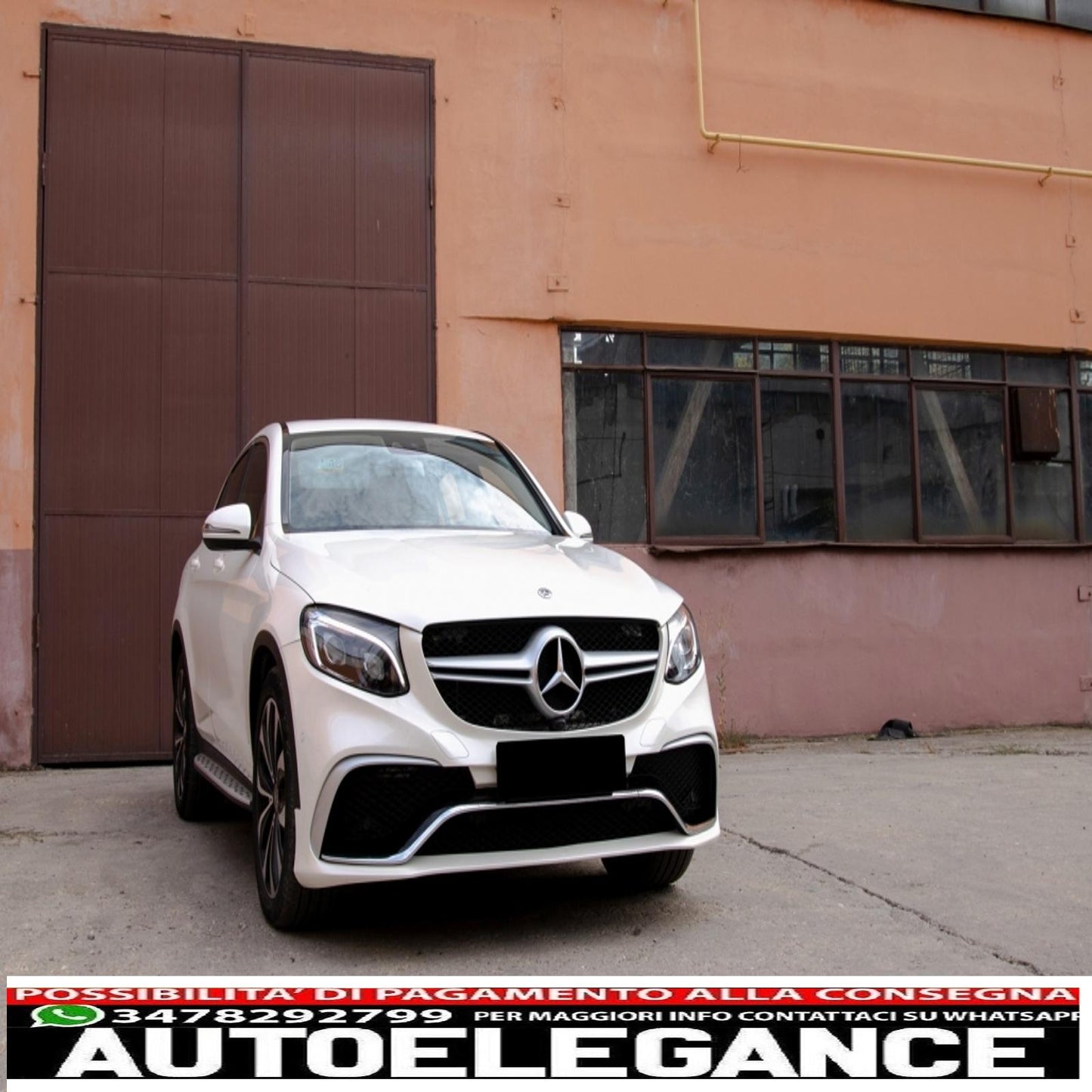 paraurti anteriore adatto a mercedes glc x253 c253 suv coupé (2015-2019) design 63