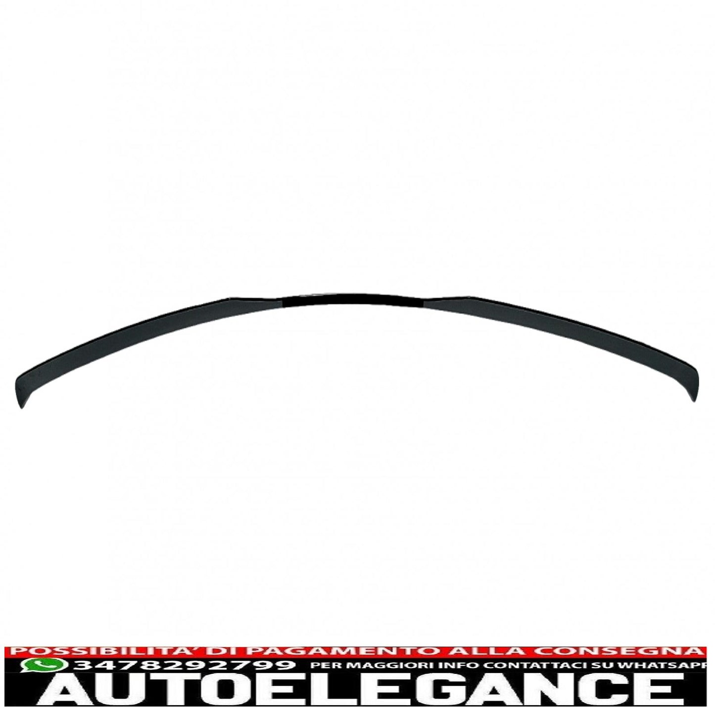 aggiungi l'estensione dell'ala dello spoiler sul tetto adatta per vw polo aw mk6 (2017-up) pianoforte nero AUTOELEGANCERICAMBI