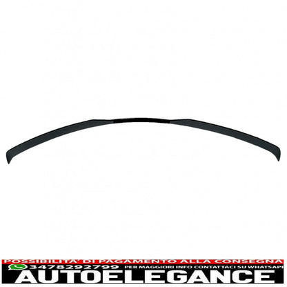 aggiungi l'estensione dell'ala dello spoiler sul tetto adatta per vw polo aw mk6 (2017-up) pianoforte nero AUTOELEGANCERICAMBI