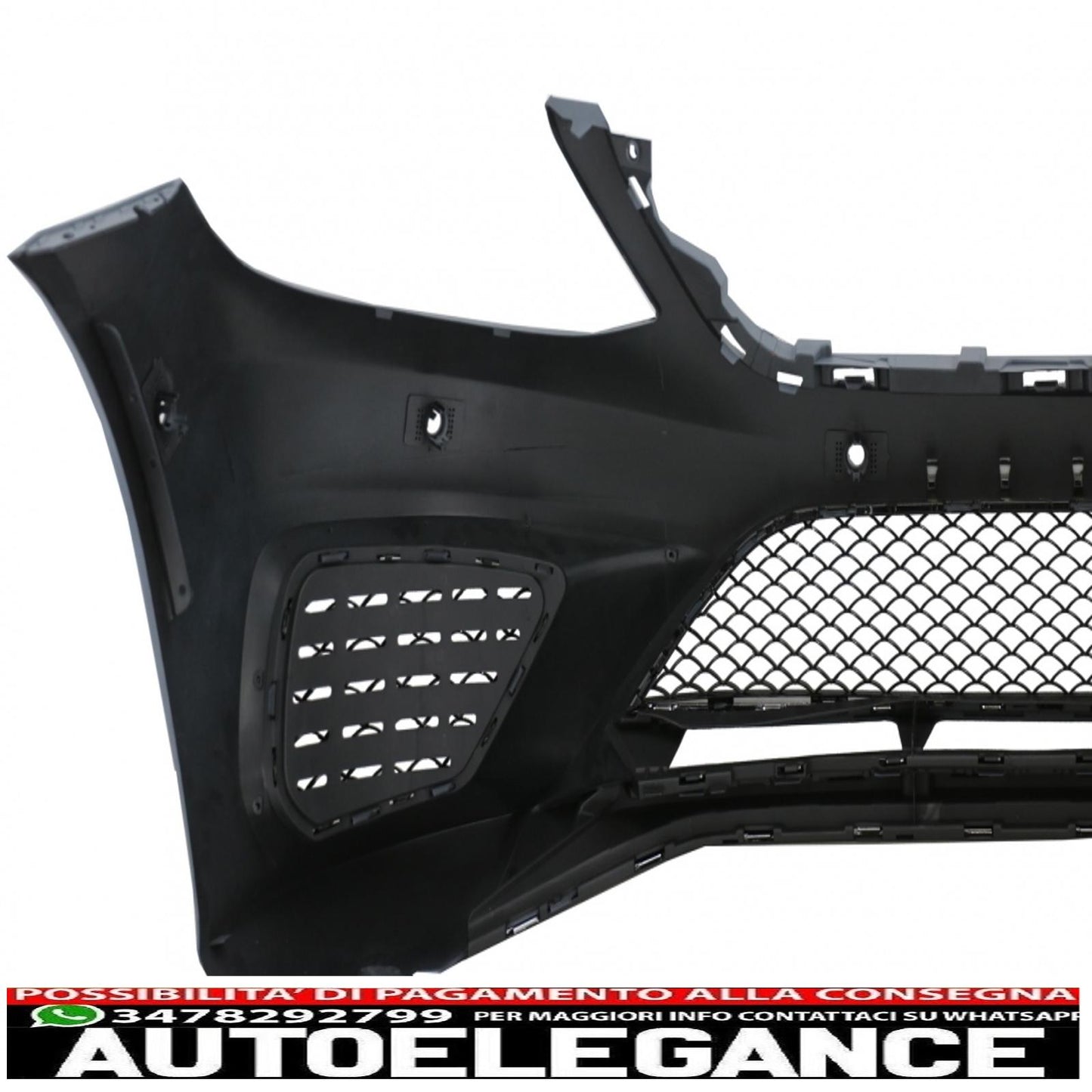 body kit with chrome front grille suitable for mercedes s class w222 (2013-06.2017) design s63 
