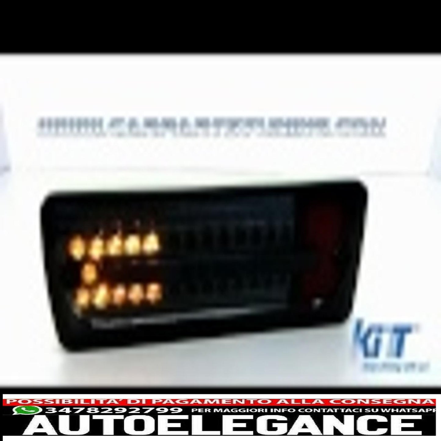 led rear lights suitable for mercedes benz g class w463 (1989-2015) smoke/red