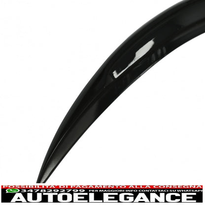 trunk spoiler suitable for bmw 2 series f22 f87 m2 coupe (2012-2019) piano black