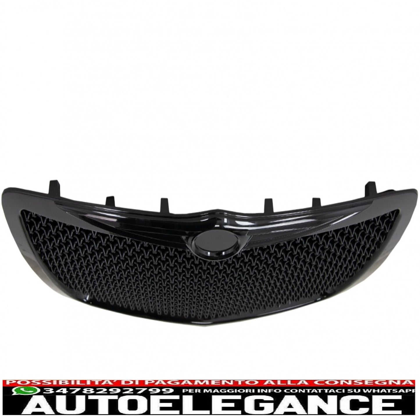 griglia anteriore adatta per chrysler 300c berlina avant bentley look (2004-2011) edizione pianoforte nera