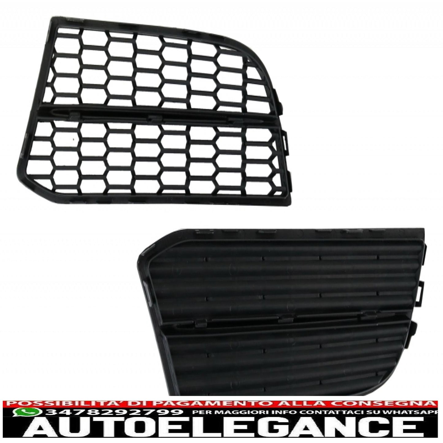 Front bumper spoiler lip suitable for bmw 5 series f10 f11 sedan touring (2011-2017) with m-performance sport m550 design side grilles