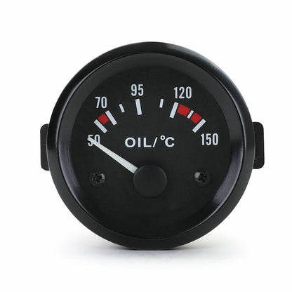 Additional instrument oil temperature indicator 52mm youngtimer classic black