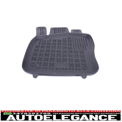 Black rubber mat suitable for VW Tiguan II 2015+