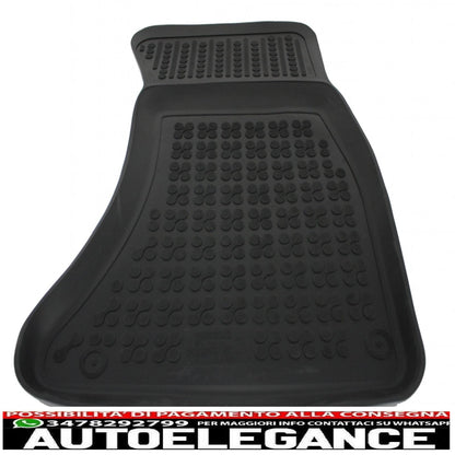 Black rubber mat suitable for audi a4 b8 03/2008-2015, a5 sportback (liftback) 09.2009-2016
