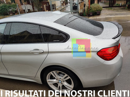 BMW SERIE 4 F36 2014+ SPOILER COFANO ALETTONE DESIGN M4 SPORTIVO ABS NERO IT AUTOELEGANCERICAMBI
