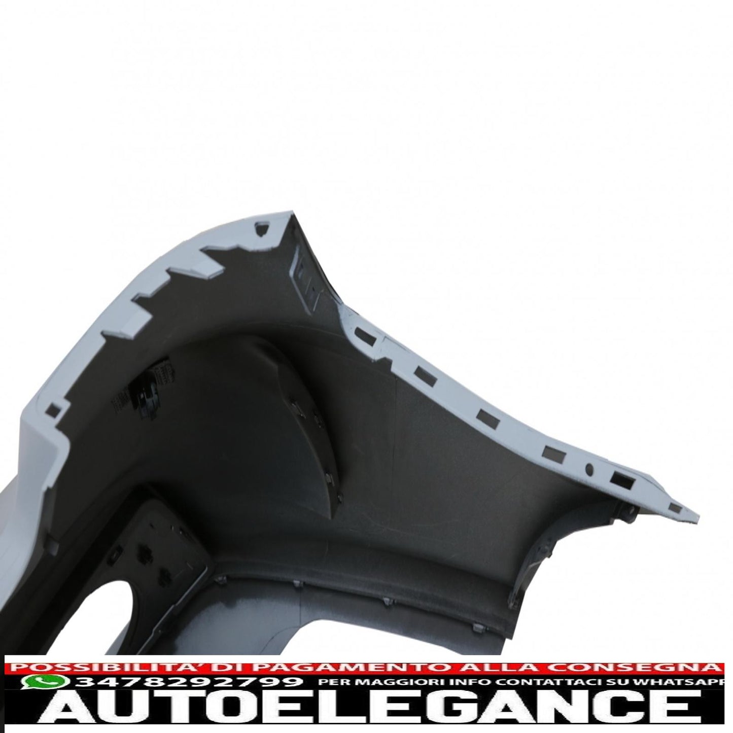 rear bumper suitable for audi a3 8v sedan pre restyling (2012-2016) rs design