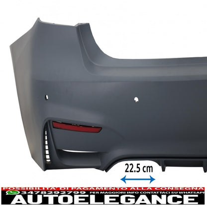 kit carrozzeria adatto per bmw serie 3 f30 non lci e lci (2011-2018) m3 sport evo design con minigonne laterali