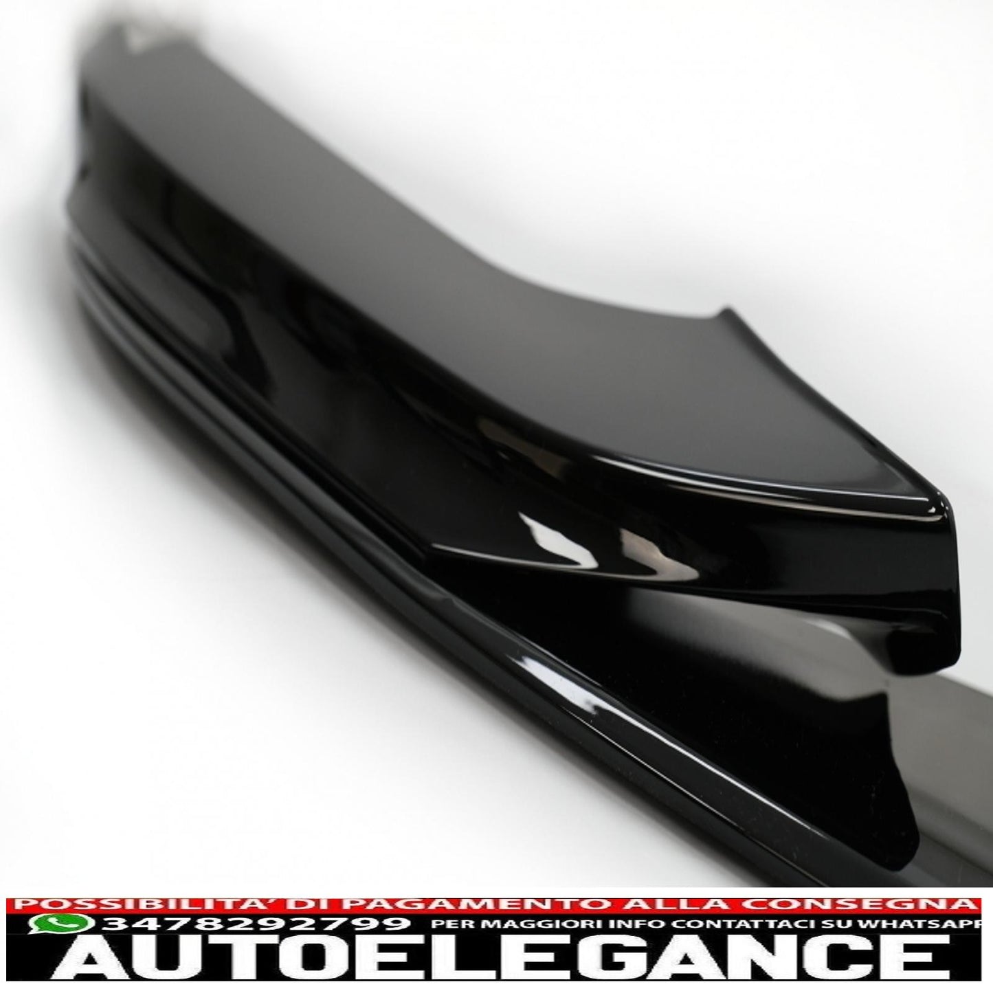 Front bumper spoiler lip suitable for bmw 4 series f32 coupe f33 cabrio f36 grand coupe (2013-03.2019) m design piano black 
