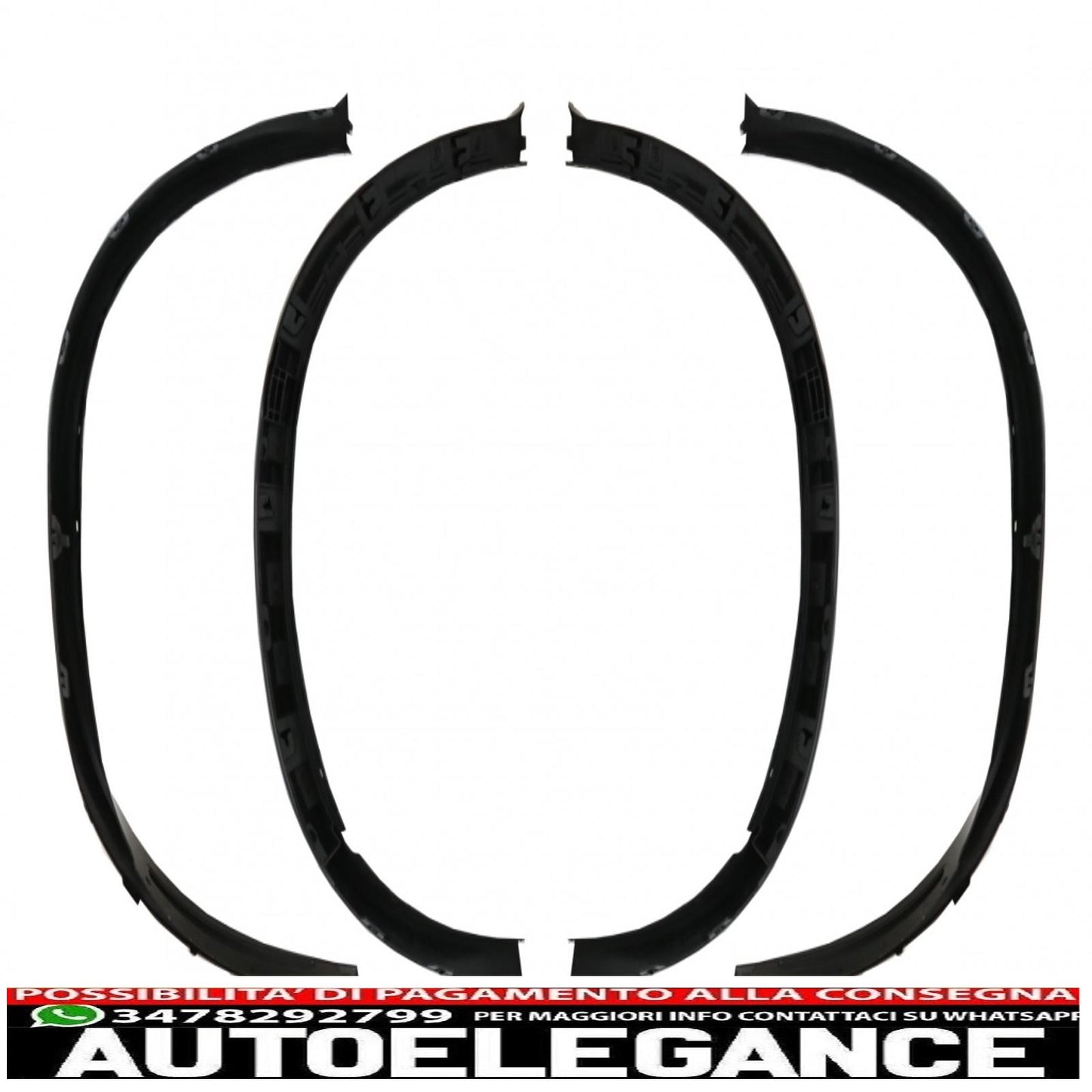 parafanghi passaruota adatti per bmw x6 f16 (2015-2020) m-design m-sport pianoforte nero