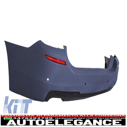 complete body kit suitable for bmw f11 5 series touring (station wagon, estate, avant) (from 2011 onwards) m-technik design with acs-look exhaust tips