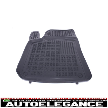 Rubber mat suitable for peugeot 308 2013+ black