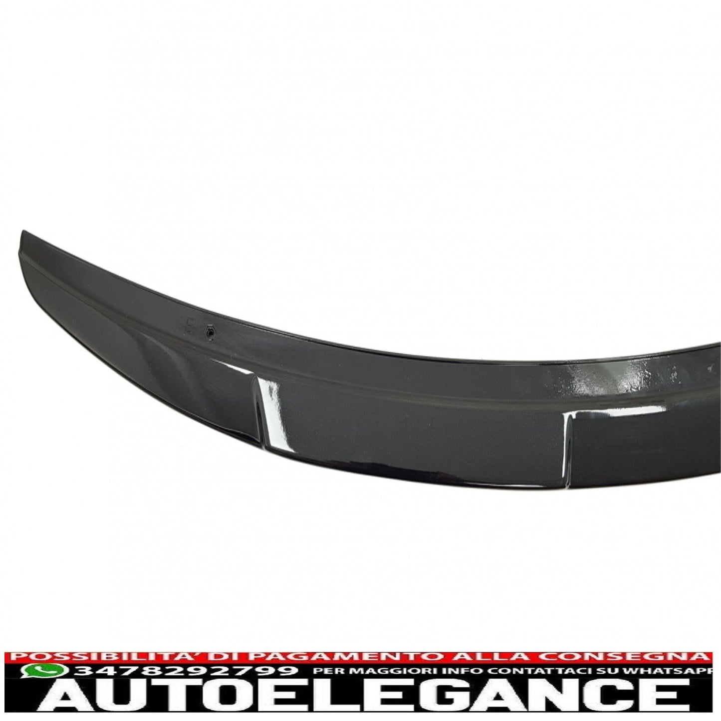 Trunk Spoiler Lip Suitable For Mercedes E Class W213 (2016-2019) Piano Black