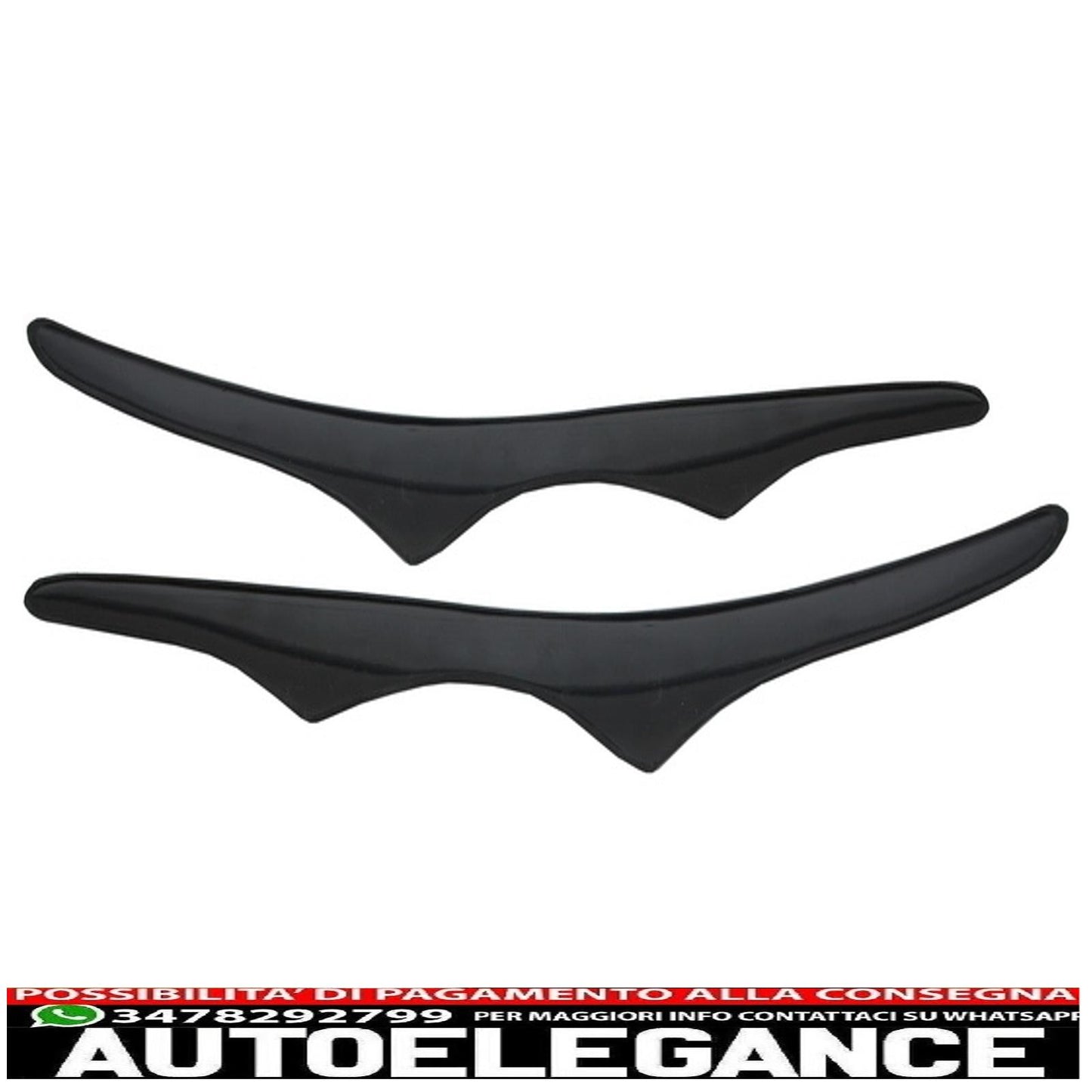 Front Bumper Spoiler with Headlights Eyebrows Suitable for BMW 3 Series E92 E93 (2006-2009) Coupe Cabrio M-Tech Sport Design 