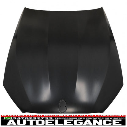 cofano cofano adatto per bmw serie 5 g30 berlina g31 touring g38 (2017-2019) m5 look AUTOELEGANCERICAMBI