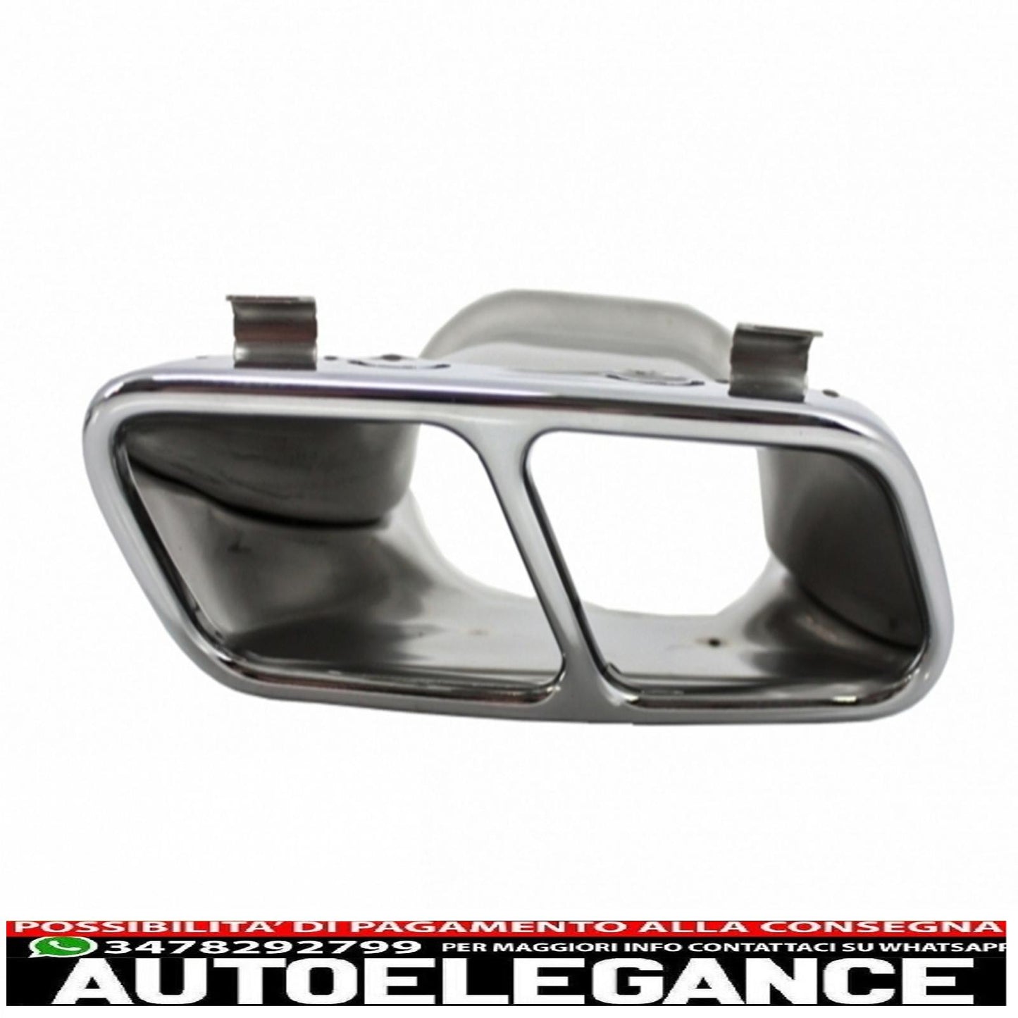 diffusore posteriore edizione nera con finali marmitta adatto per mercedes classe a w176 (2012-2018) a45 design restyling