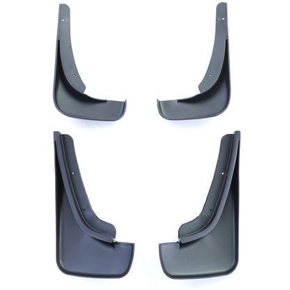 Front and rear mud flaps set black for VW Golf 5 Saloon Variant 03-09