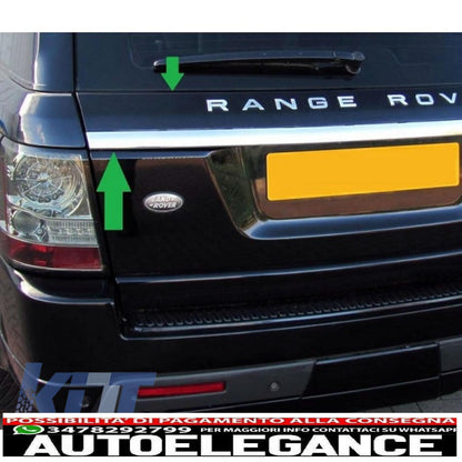 Titanium Silver Rear Boot Lid Conversion Kit Suitable for Land Range Rover Sport L320 (2005-2011) 2012 Autobiographical Restyling Style Look 