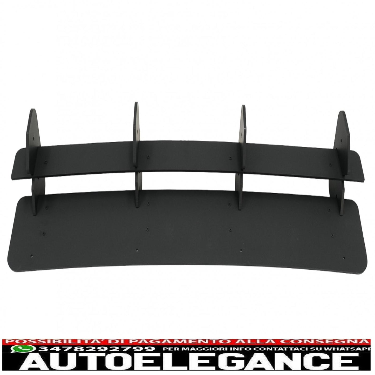 Splitter estensione paraurti posteriore per diffusore adatto a vw golf 7.5 facelift r (2017-2020)