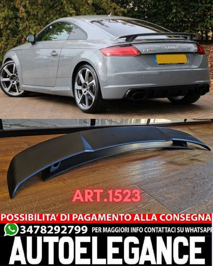 SPOILER POSTERIORE ADATTO PER AUDI TT FV 8S LOOK TTRS DESIGN GREZZO