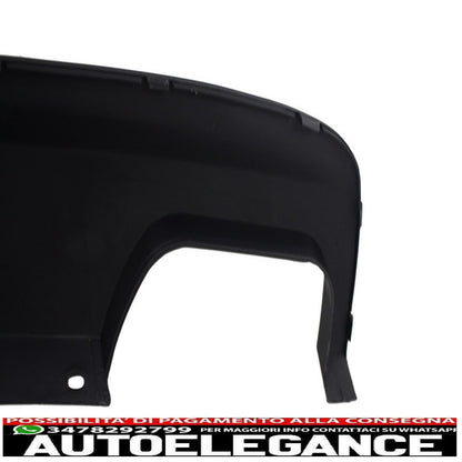 air diffuser with exhaust system suitable for bmw 5 series f10 (2011-2014) 102-433/70rs dual exhaust pipes m-technik design