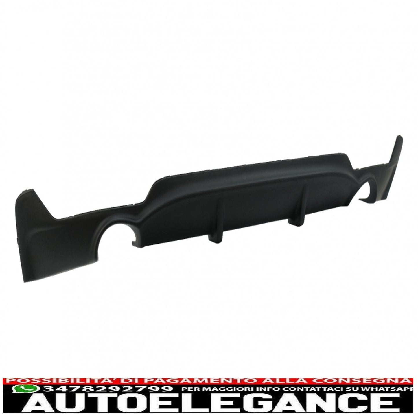 Pacchetto di conversione al diffusore d'aria dal design M con spoiler sul paraurti anteriore adatto per BMW Serie 4 F32 F33 F36 (2013-2019)