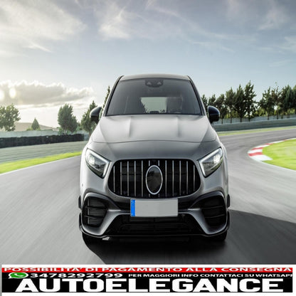 Front bumper suitable for mercedes A-class w177 hatchback / v177 sedan (2018-up) design a45