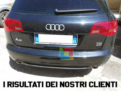 DIFFUSORE ADATTO PER AUDI A6 4F C6 2005-2008 AVANT STANDARD LOOK SLINE 1+1
