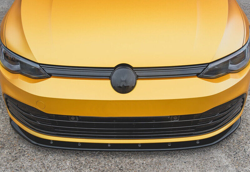 SPLITTER ADATTO PER VW GOLF 8 STANDARD LOOK NERO LUCIDO V1 DESIGN SPORTIVO