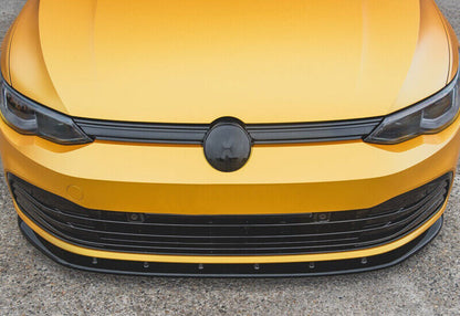 SPLITTER ADATTO PER VW GOLF 8 STANDARD LOOK NERO LUCIDO V1 DESIGN SPORTIVO